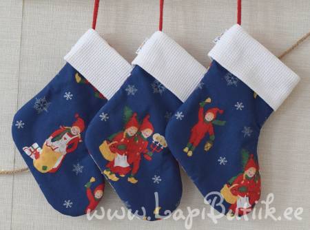 Päkapikusokk, sinine päkapikud